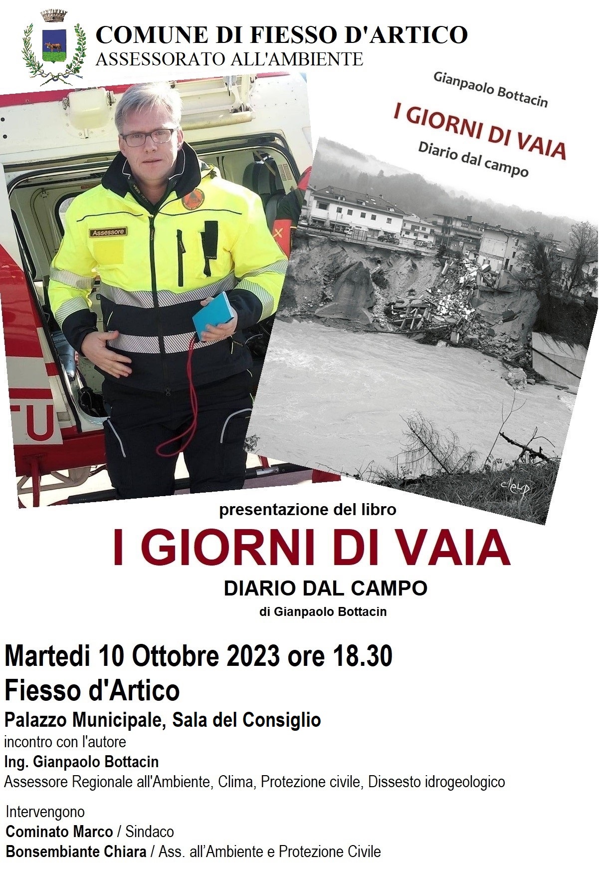 Presentazione del libro “I giorni di Vaia - Diario dal campo” 