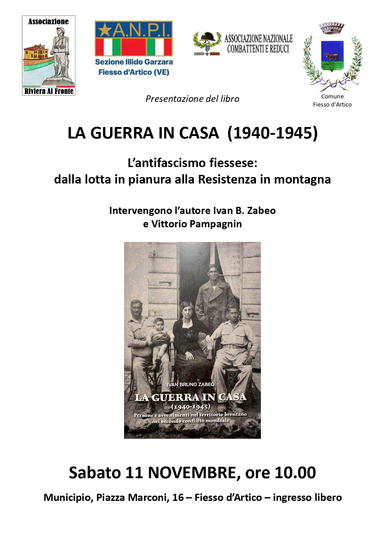 Presentazione libro “La guerra in casa (1940-1945)”