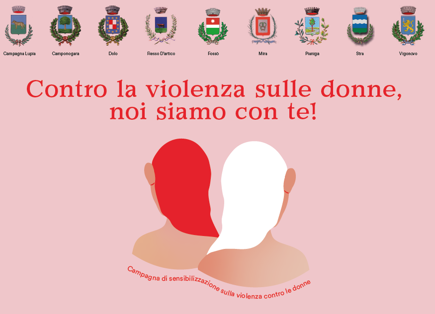 Contro la violenza sulle donne, noi siamo con te!