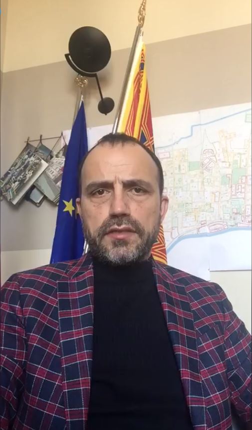 Coronavirus:  Videomessaggio del Sindaco 