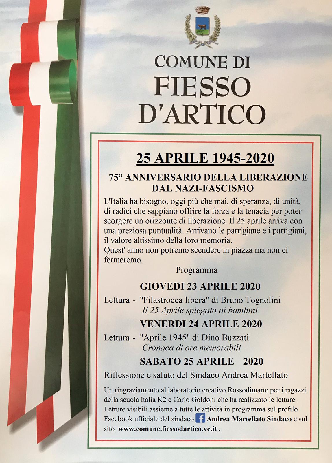 25 Aprile 1945 - 2020 