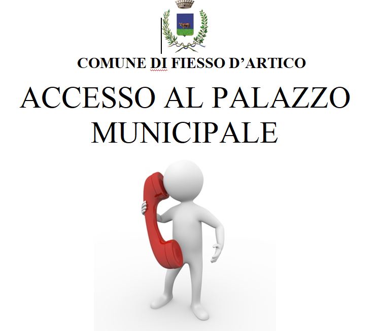 Accesso al Palazzo Municipale