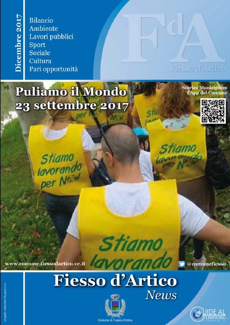 È in uscita il  numero di dicembre del Notiziario Comunale di Fiesso d'Artico, qui già disponibile on line 