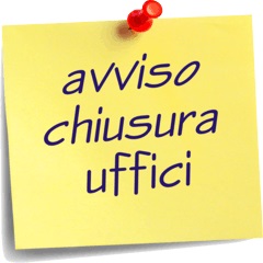 Avviso chiusura Uffici Anagrafe Stato Civile / Edilizia Privata /Casa Bonus Sociali / Pubblica istruzione martedì 13.11.2018  dalle 15,00 alle ore 18,00