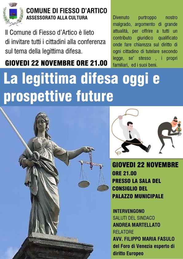 La legittima difesa oggi e prospettive future