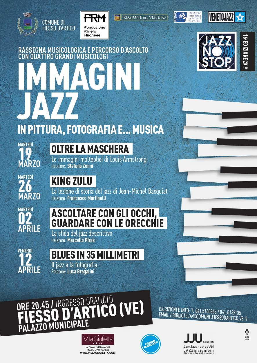 JAZZNOSTOP 2019 da martedì 19 marzo, iscrizioni entro il 14 marzo 